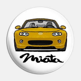 Mazda Mx5 Miata NC1 Yellow Pin