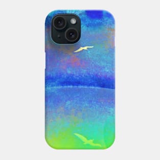 Seabird in flight Phone Case