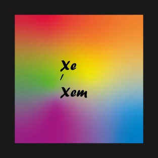 Xe Xem Pronouns pin T-Shirt