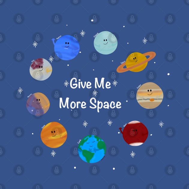 Give Me More Space Solar System by Coconut Moe Illustrations