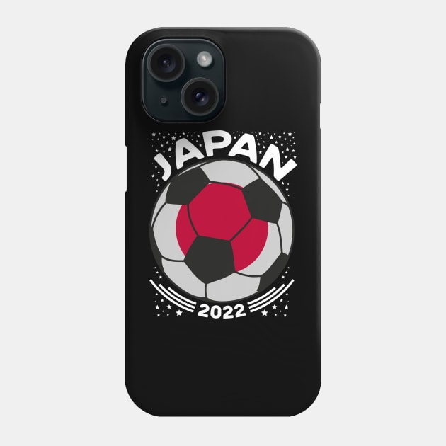 Japan Flag Soccer Football Team Phone Case by mcoshop