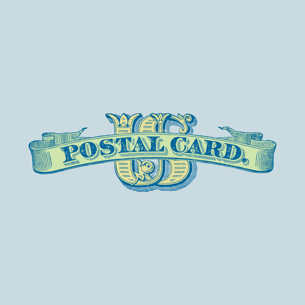 US Postal Card by MatchbookGraphics