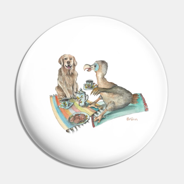 Dodo and dog tea party mug teeshirt, card, sticker apparel Pin by The Dodo Gallery