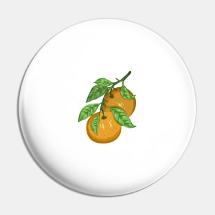 Grapefruit Plant Botanical Pin