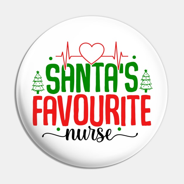 santas favorite school nurse Pin by MZeeDesigns