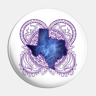 Texas Mandala Pin