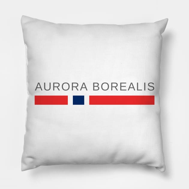 Aurora Borealis | Northern Lights | Norway Pillow by tshirtsnorway