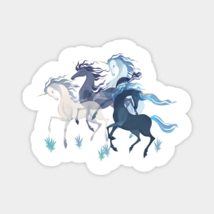 Unicorns Pattern Magnet