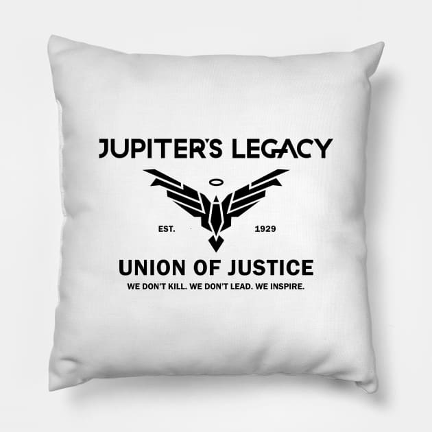 Jupiter's Legacy - Union of Justice Pillow by BadCatDesigns