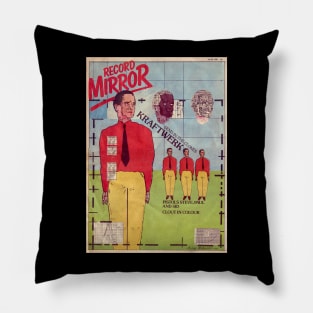 Vintage Kraftwerk Record Mirror 1978 Pillow