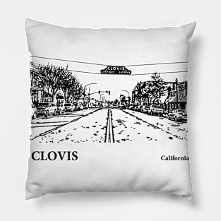 Clovis California Pillow