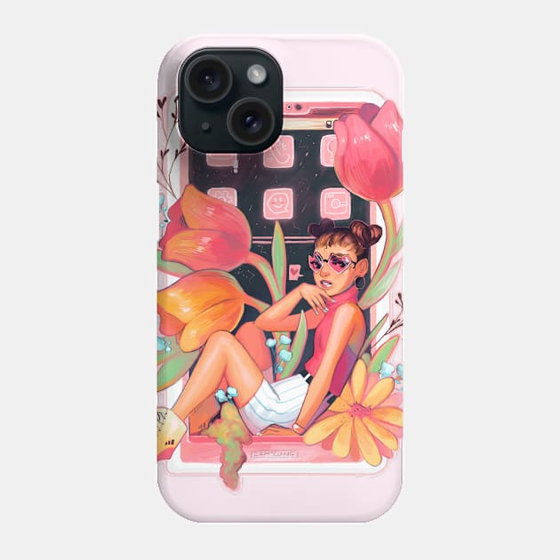 Florafone Phone Case by GDBee