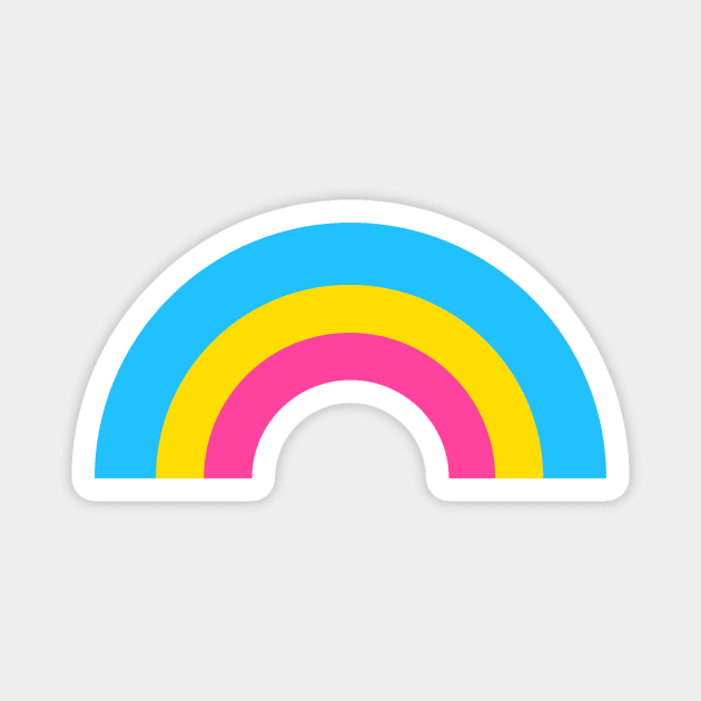 Pansexual Rainbow Pride Flag Magnet by epiclovedesigns