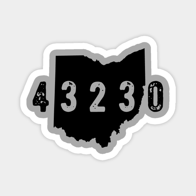 43230 zip code Columbus Ohio Gahanna Magnet by OHYes