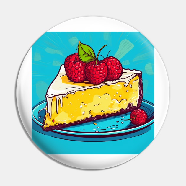 Cheesecake Pop Art 2 Pin by AstroRisq