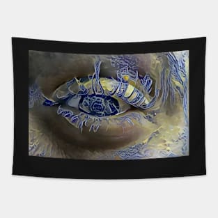 Squinting Eye of Storm Tapestry