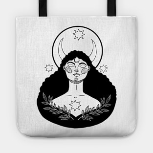 Wild Woman Moon Goddess Tote