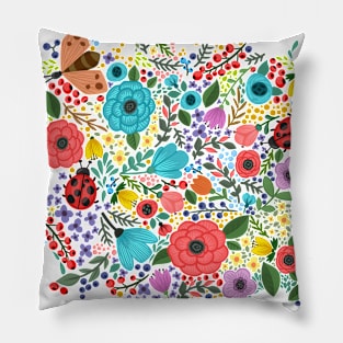 Сolorful flowers Pillow