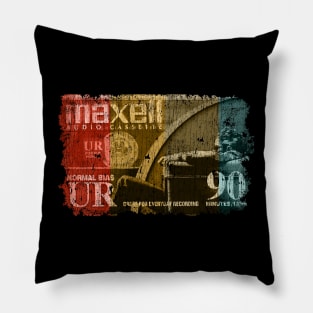 Maxell Cassette Vintage art Pillow