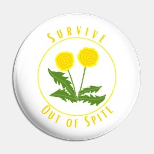 Survive out of Spite Pin