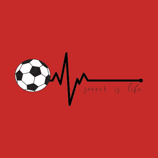 Soccer Heartbeat Soccer is Life by DANPUBLIC