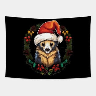 Ferret Christmas Tapestry