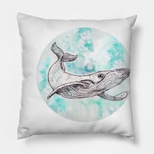 Whale Hi There Pillow