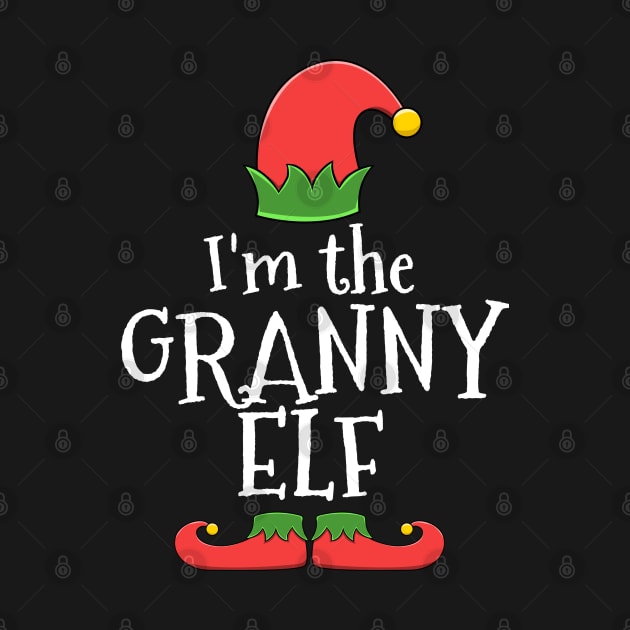 Granny Elf for Matching Family Christmas Group by jkshirts