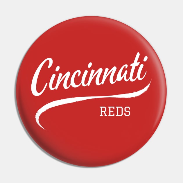 Reds Vintage Pin by CityTeeDesigns