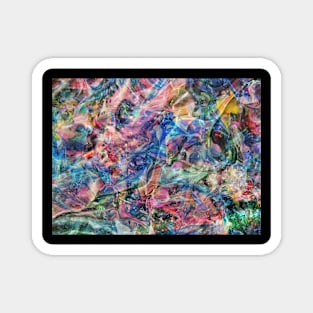 Multicolored abstract illustration Magnet