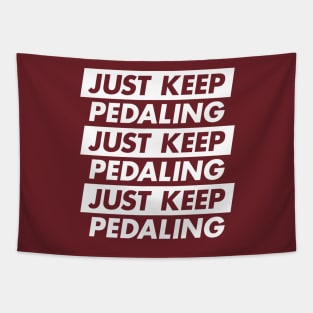 Keep Pedaling Tapestry