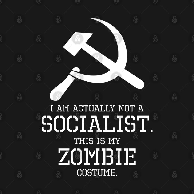 Political Anti-Socialist Zombie Conservative Capitalist Gift by Styr Designs