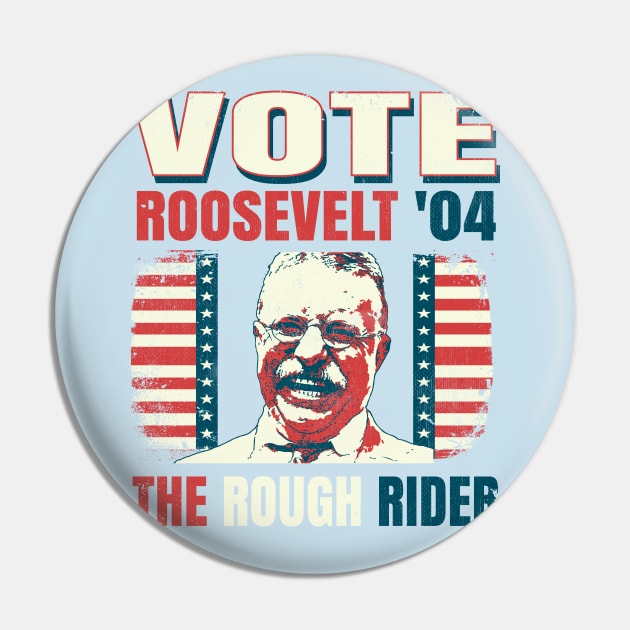 Vintage Style Voting Poster Theodore "Teddy" Roosevelt 1904 Pin by The 1776 Collection 
