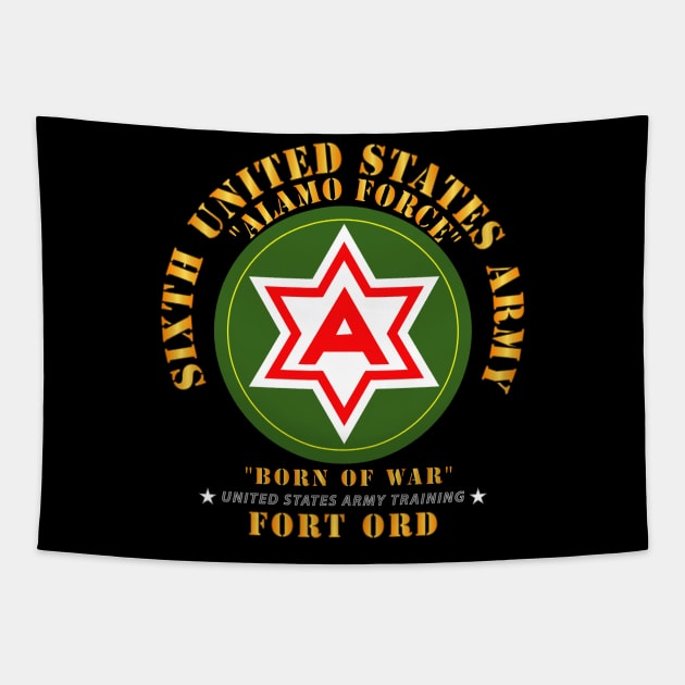 6th United States Army - Fort Ord Tapestry by twix123844