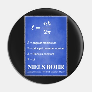 Niels Bohr Atomic Model Pin