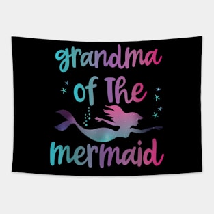 Grandma Of The Mermaid Matching Family Tapestry