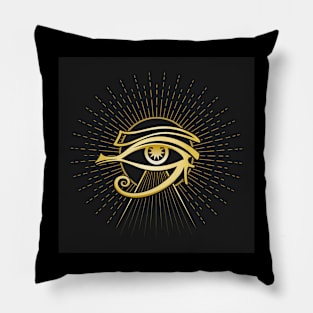 Eye of Horus Ancient Egyptian Symbol Pillow