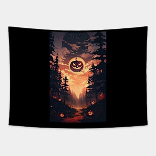 Halloween Rising Tapestry