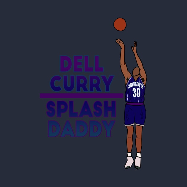 Dell Curry/Splash Daddy - Charlotte Hornets by xavierjfong