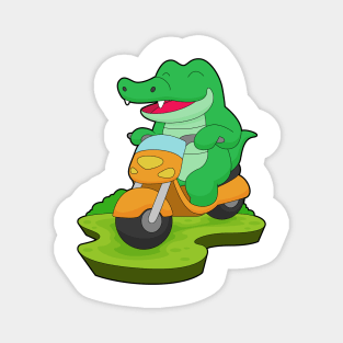 Crocodile Motorcycle Magnet