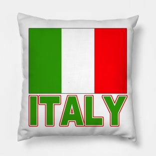 The Pride of Italy - Italian Flag Design Pillow