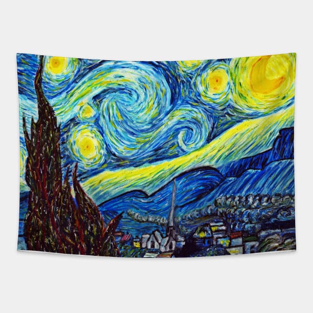 Starry Night Tapestry by hxrtsy