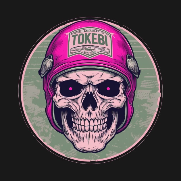 Cafe Racer Biker Helmet Skull by TOKEBI