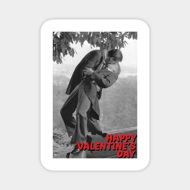 Happy Valentine's Day (Vintage Gay Greeting Card) Magnet by SNAustralia