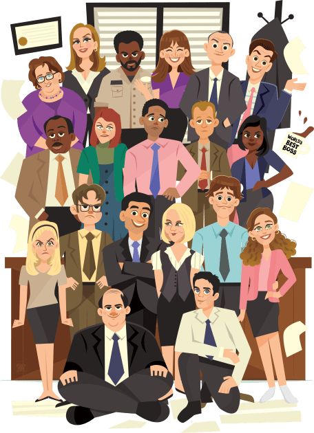 The Office Kids T-Shirt by risarodil