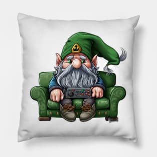 Irish Gamer Gnome Pillow