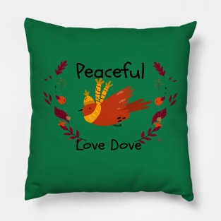 Peaceful Love Dove Pillow