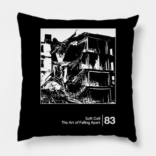 Soft Cell / Minimalist Style Graphic Artwork Design Pillow