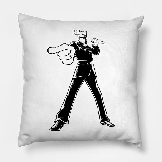 Agent J Pillow by 8III8