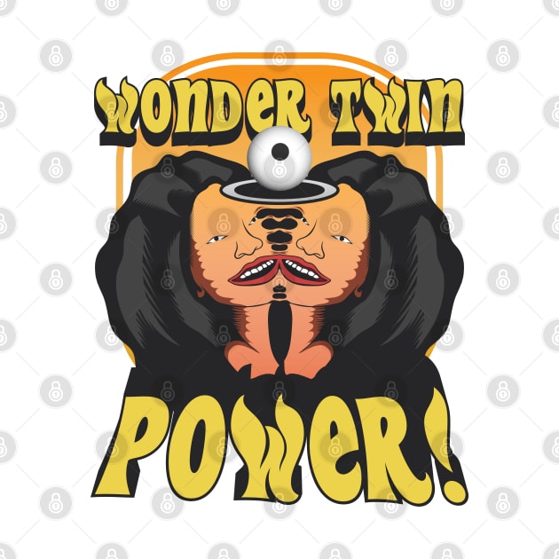 Wonder Twin Power Retro by Mandegraph